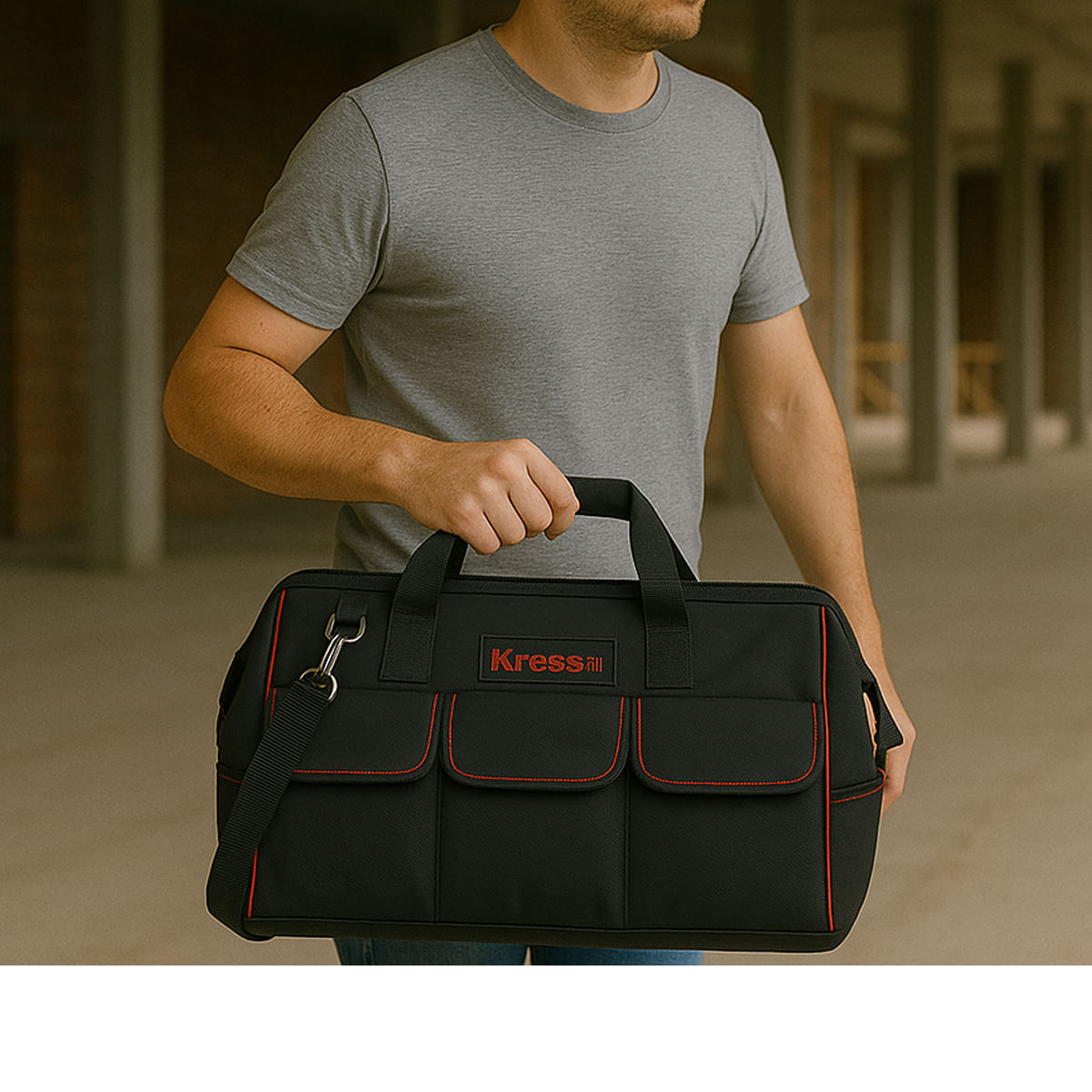 Bolsa Em Nylon 18 Bolsos KA1617 Para Ferramentas Kress 80995_0.jpg